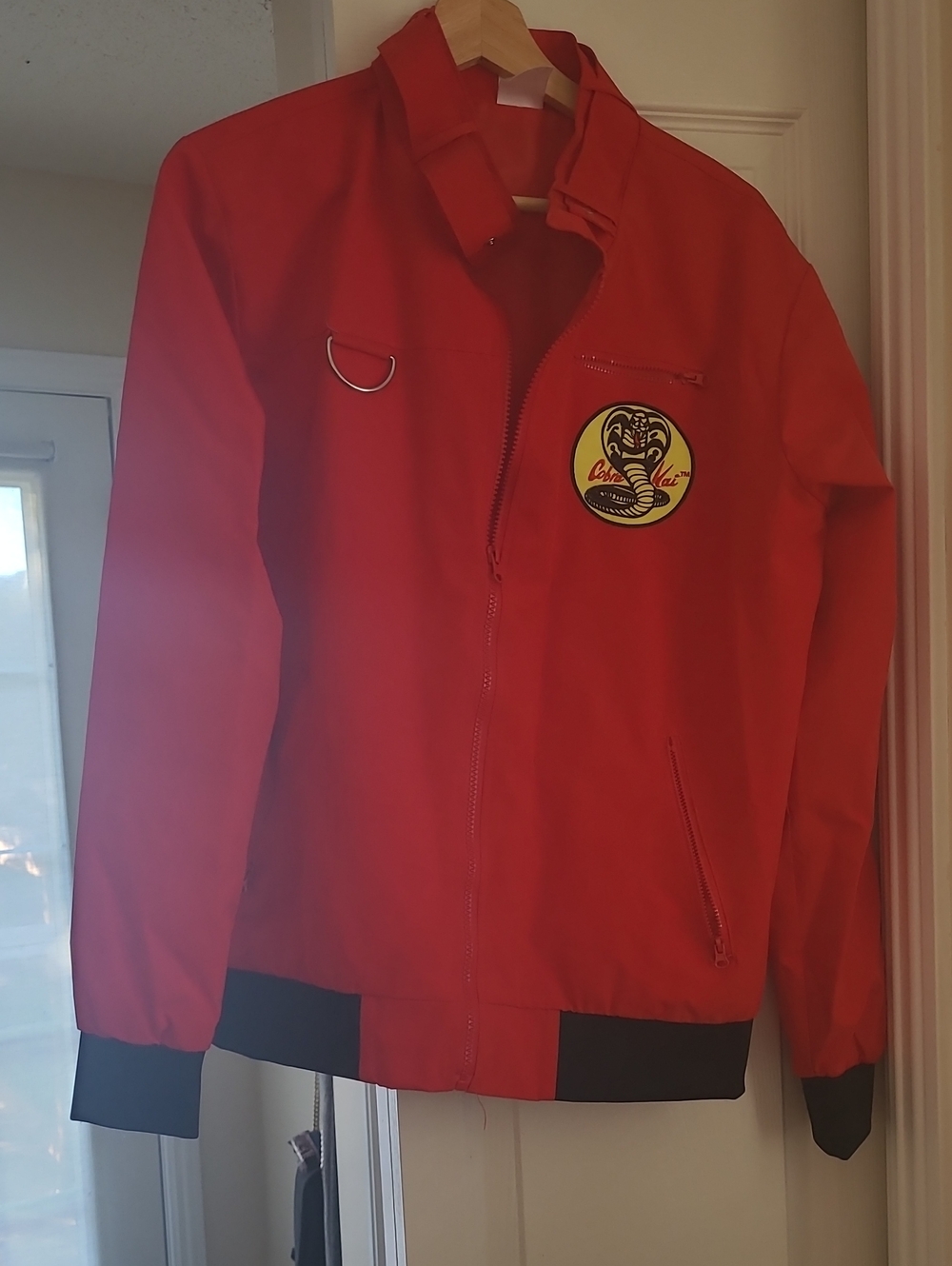 Red Cobra Patch Men's Bomber Jacket